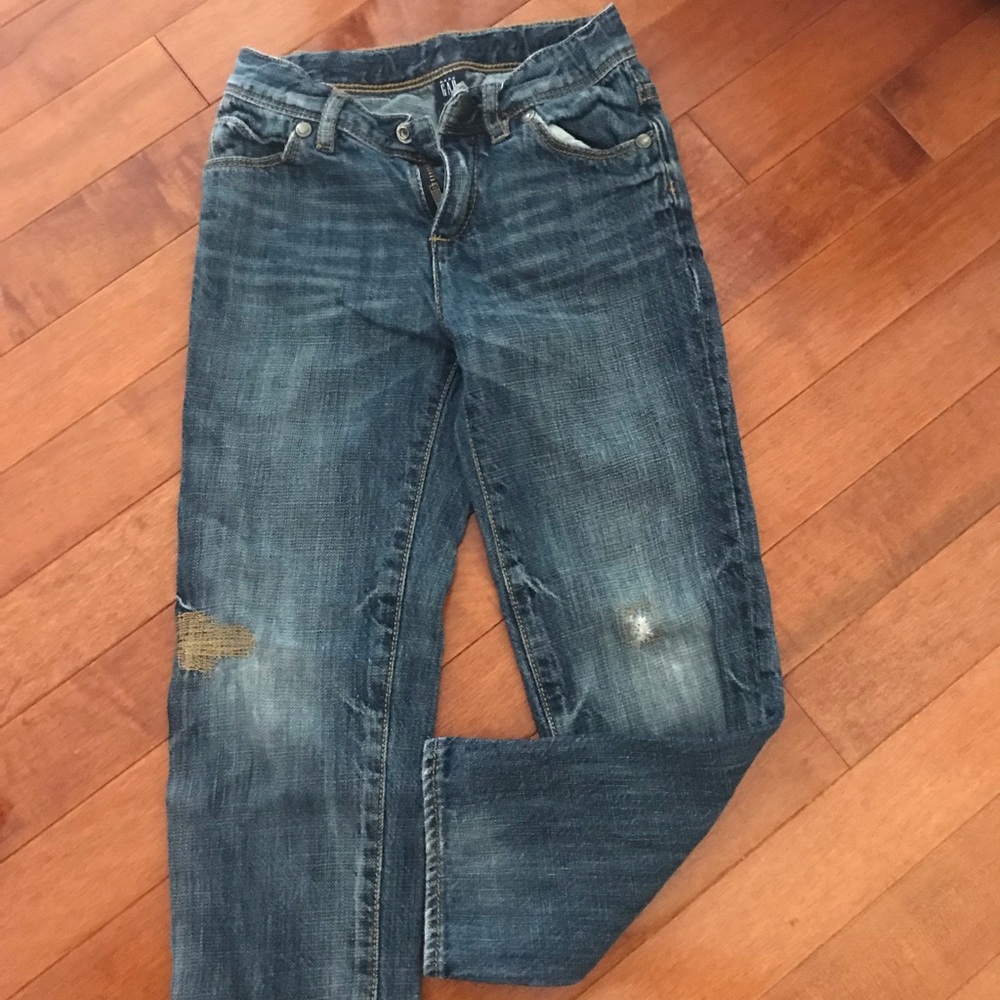 Gapkids distressed lightweight denim jeans